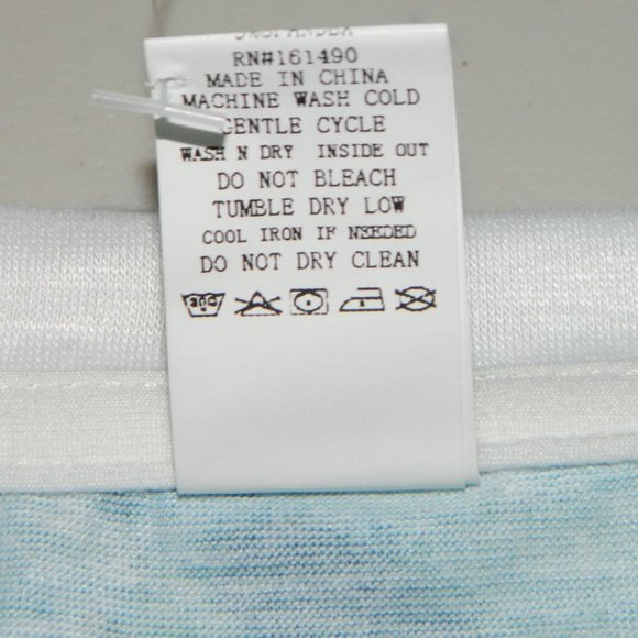 2 for/ $25 Pixie Lady Tee Shirt Blouse Silk Screen Water Graphic Size Large - Picture 11 of 11